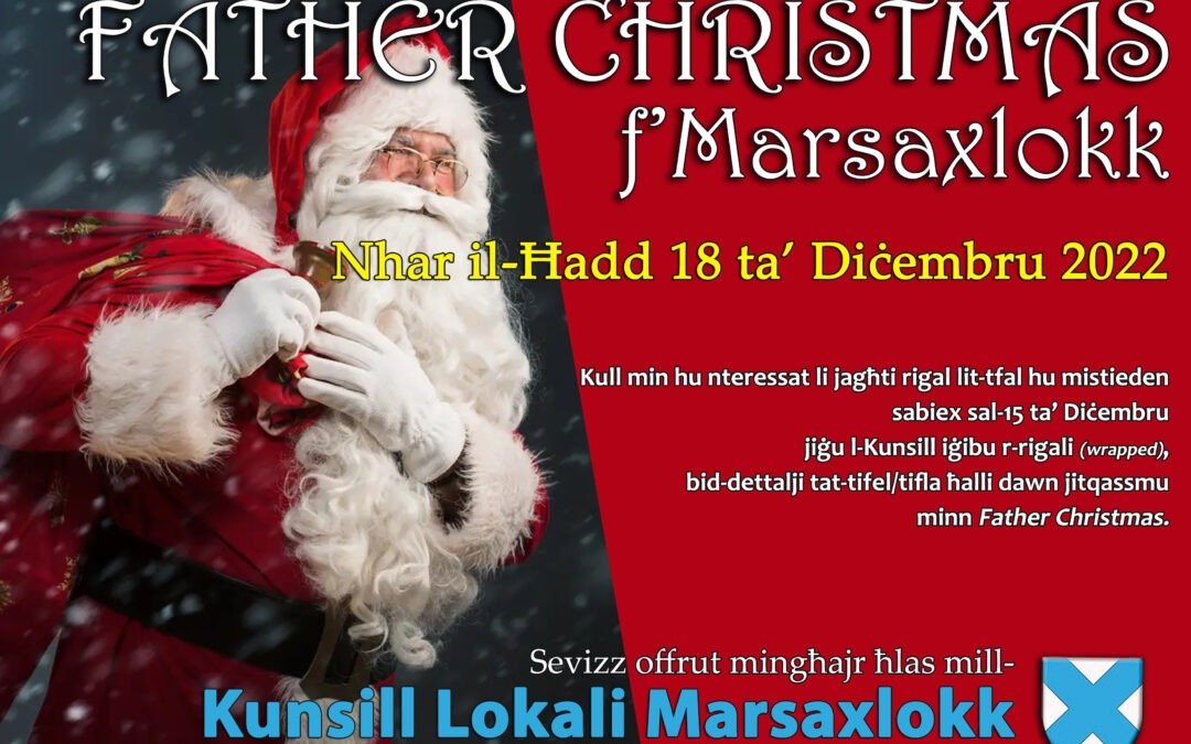 Father Christmas F’Marsaxlokk. 